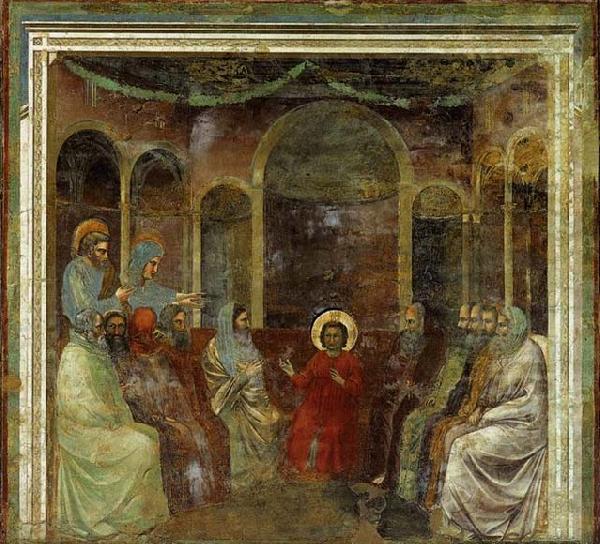 GIOTTO di Bondone Christ among the Doctors oil painting picture